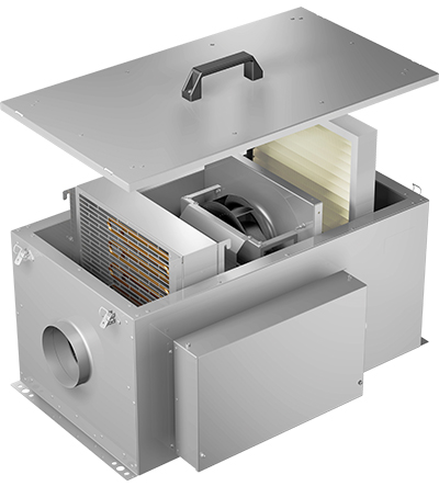 centrale de soufflage compacte detail