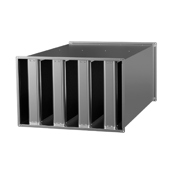 STS silencieux rectangulaire