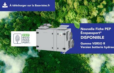 Fiche PEP VERSO R bagterie hydraulique